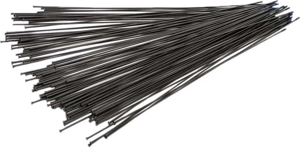 Msc Round Straight Speichen 2-1.8-2 Mm 10 Einheiten Schwarz 266 mm Schwarz 266 mm