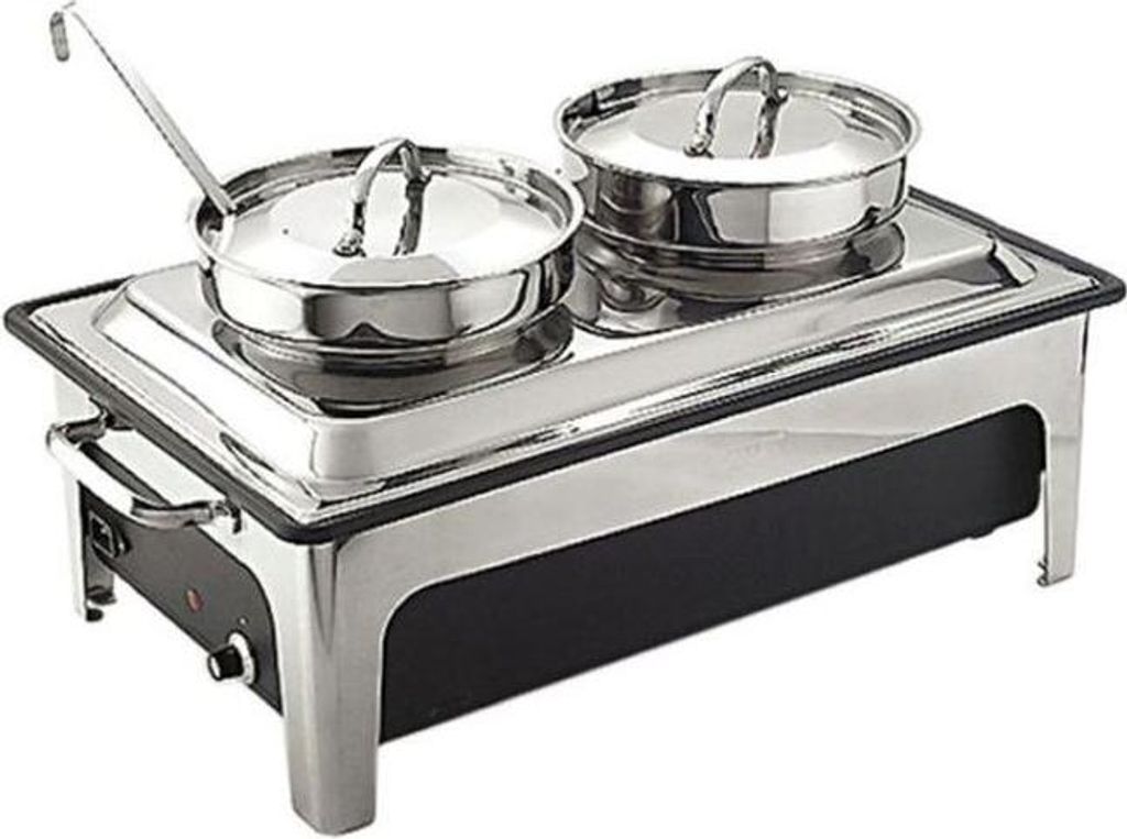 Stalgast Elektro-Suppenstation – 2 x 4 Liter, für Buffet und Catering
