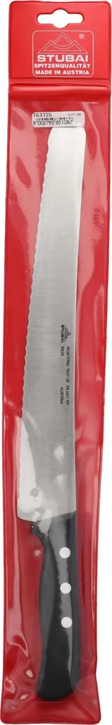 STUBAI coltello da pasticceria di alta qualità 260 mm | coltello da pasticceria con bordo seghettato in acciaio inox per tagliare senza fatica torte, pasticcini, pane e prodotti da forno, lavabile in lavastoviglie, pasticceria - 5