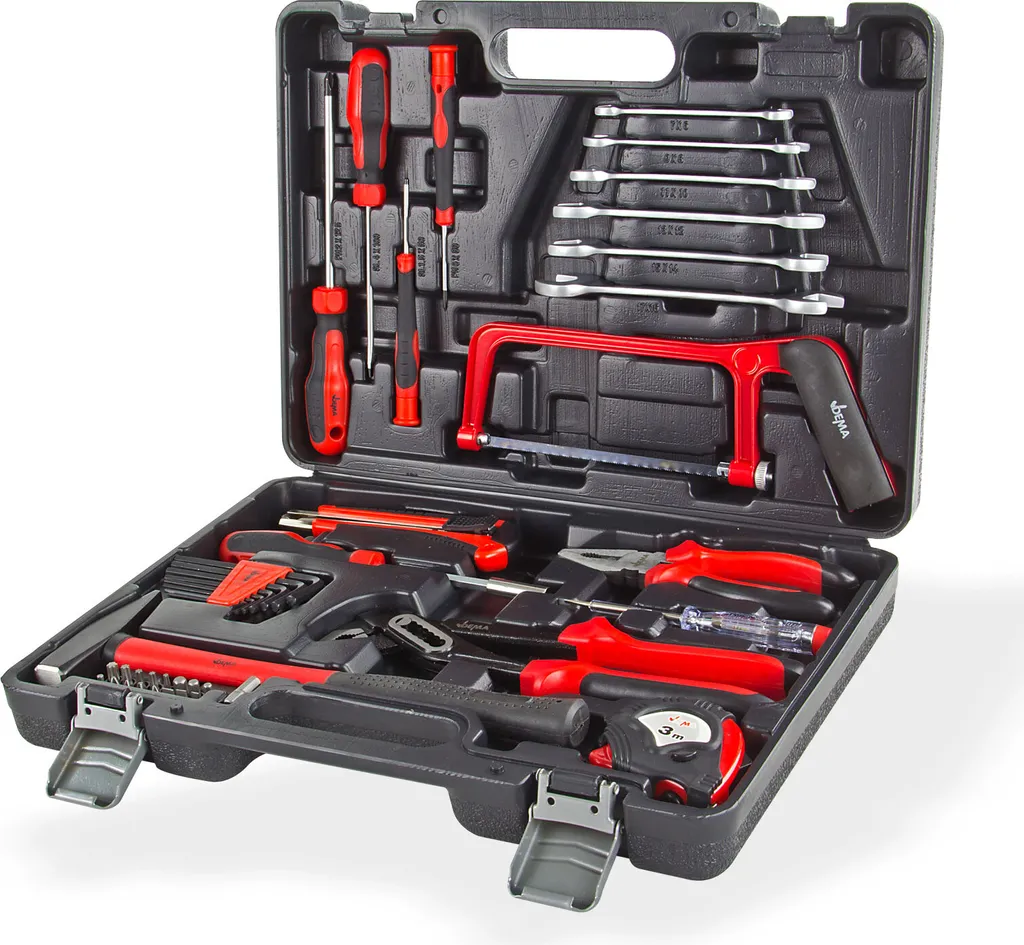 Coffret d'outillage complet 47 pièces avec douilles et cliquet 1/4"