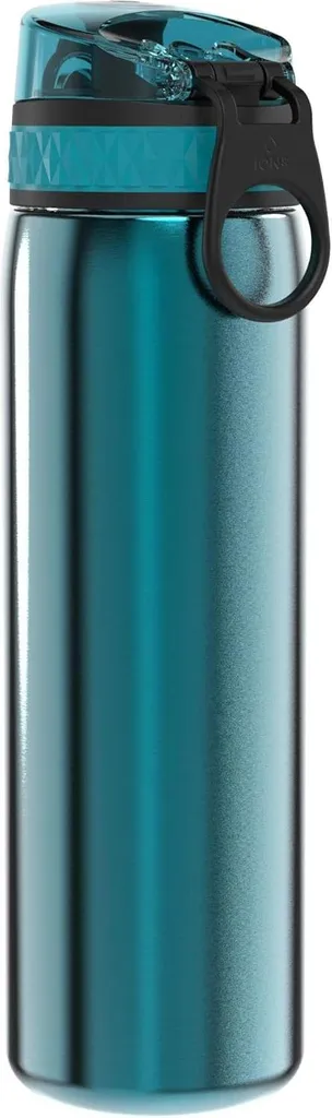 Ion8 Borraccia Acciaio Inox Bambini Senza Perdite, 400 ml, Acqua & Borraccia Bambini Senza Perdite, Senza BPA, Rosa