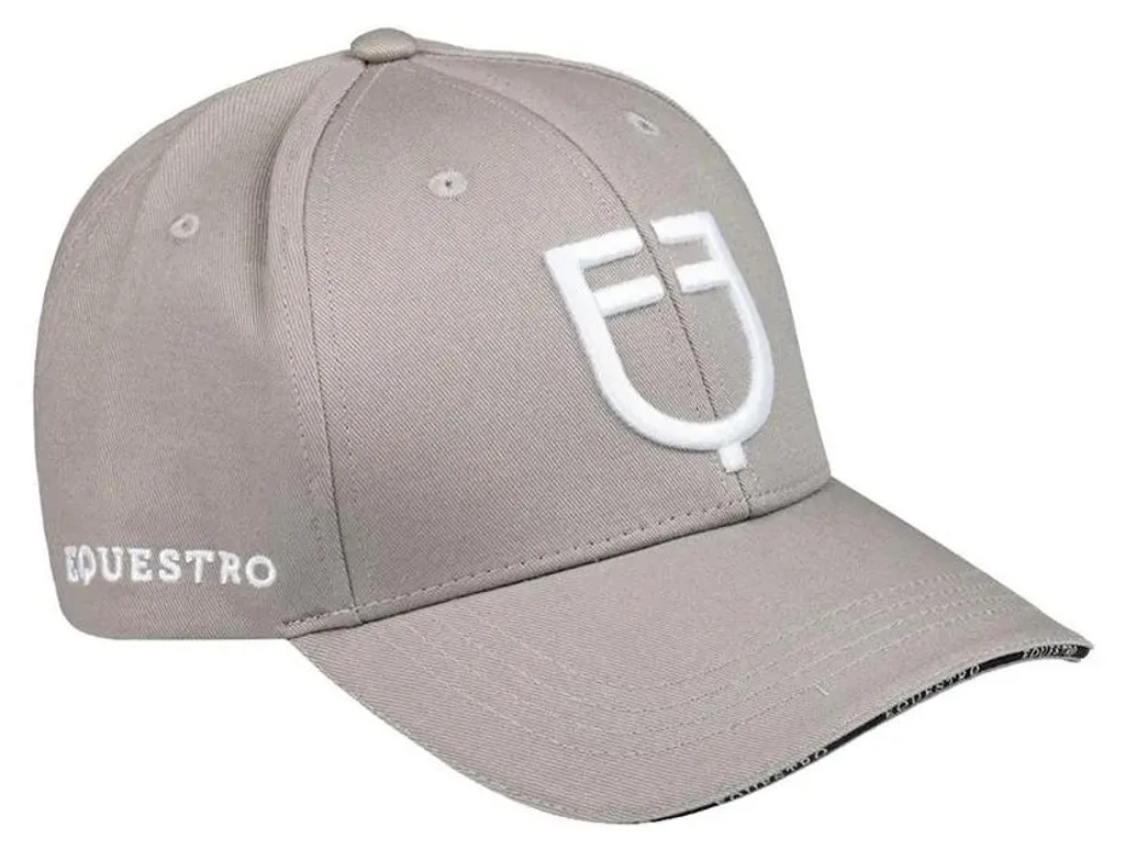 Casquette Equestro Beige Style Baseball Accessoire Équitation Mixte
