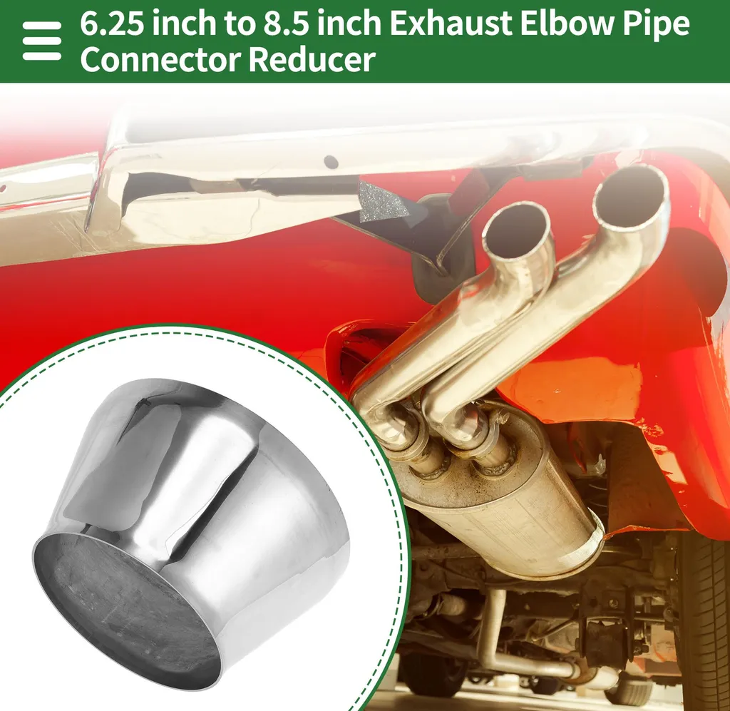 Raccord d'Échappement pour Modification Tuyauterie 6,25" vers 8,5"