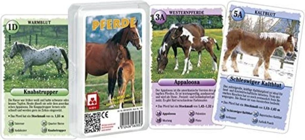 Quartett: Pferde - Kartenspiel