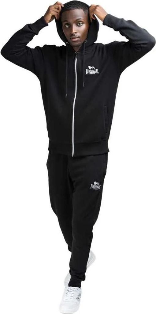 Tuta da uomo con cappuccio regular fit ROTTINGEAN Nero XL Immagine del prodotto 