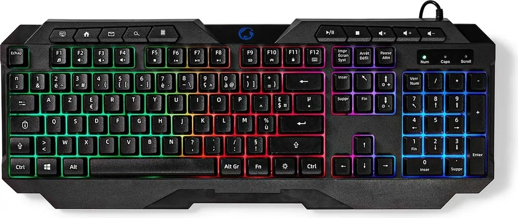 Clavier Gaming Filaire AZERTY LED : Fini les Latences de Frappe en Jeu