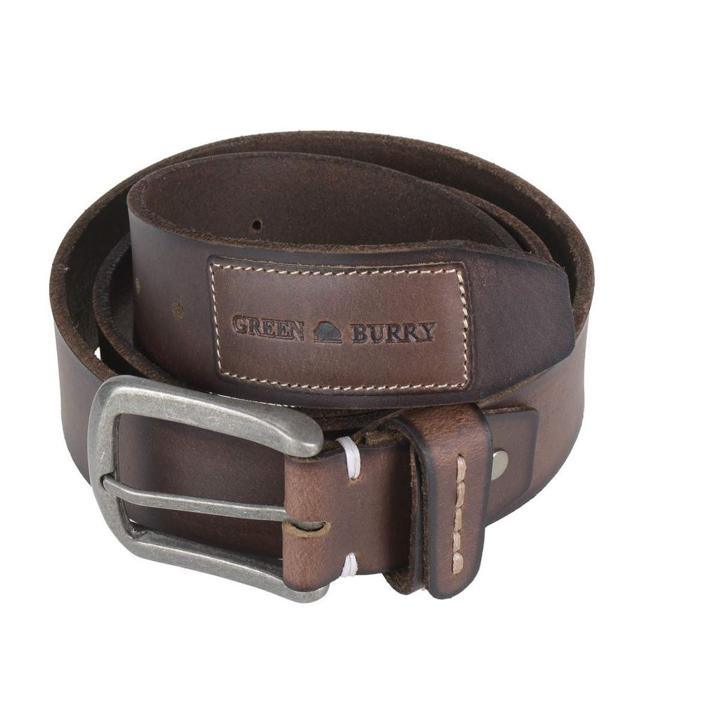 Greenburry Leder Gürtel 40mm Jeansgürtel Herrengürtel brown Produktbild 