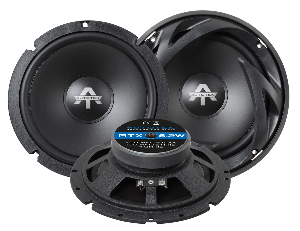 Woofers Autotek ATX-6.2W 16,5 cm pour remplacer les haut-parleurs d'origine