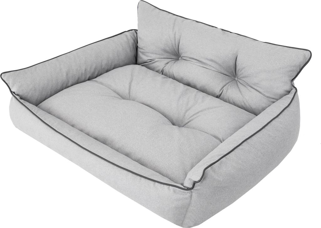 Hundebett "Joker" Gepolstert - 105x80 cm - | Ekolen-Stoff | Sofa, Tierbett, Hundesofa, Matratze | Marke PillowPrim