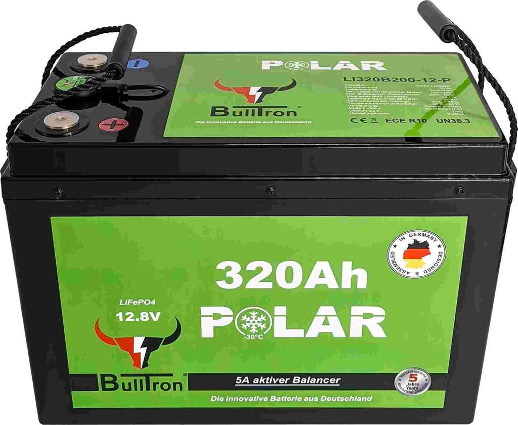 BullTron Polar 320Ah LiFePO4 12,8V Batterie – Wohnmobil, Produktbild 