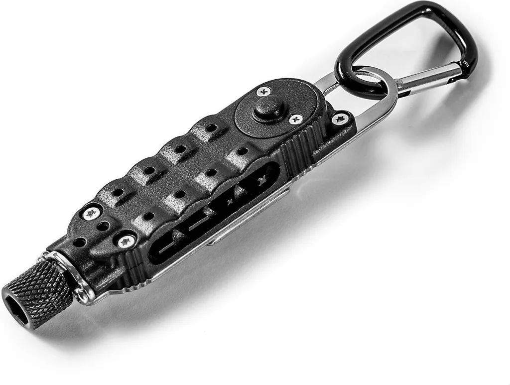 Multitool pour hommes - Porte-clés robuste avec 7 outils intégrés - 9