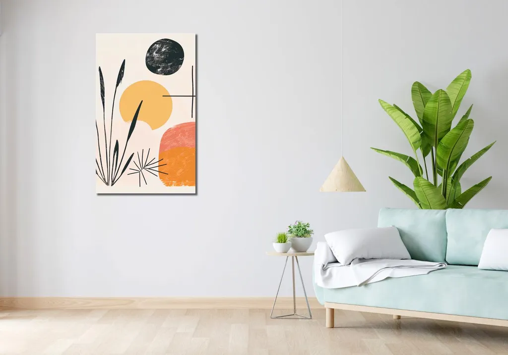 Tableau Cosmos dans la nature 60x100 cm - Décoration murale spatiale - 2