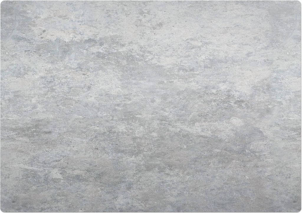 Beton-Textur – Bodenschutzmatte – Stuhlunterlage 100x70 cm – Rutschfest – Hartbodenmatte