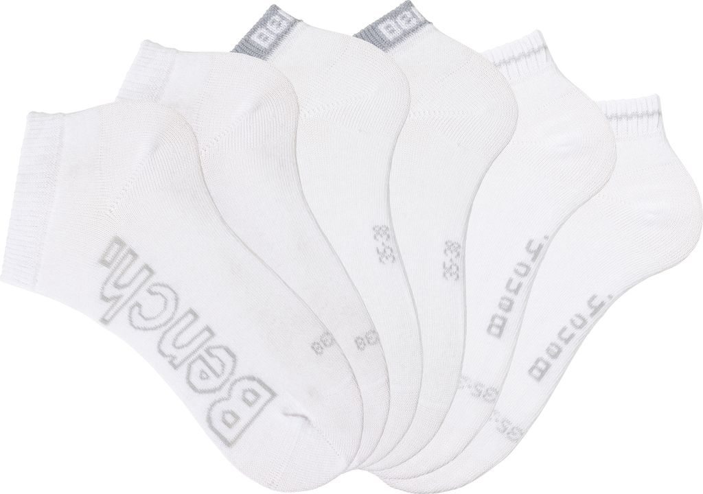 Bench Sneakersocken 6 -teilig 6x weiß Größe 39/42 Produktbild 