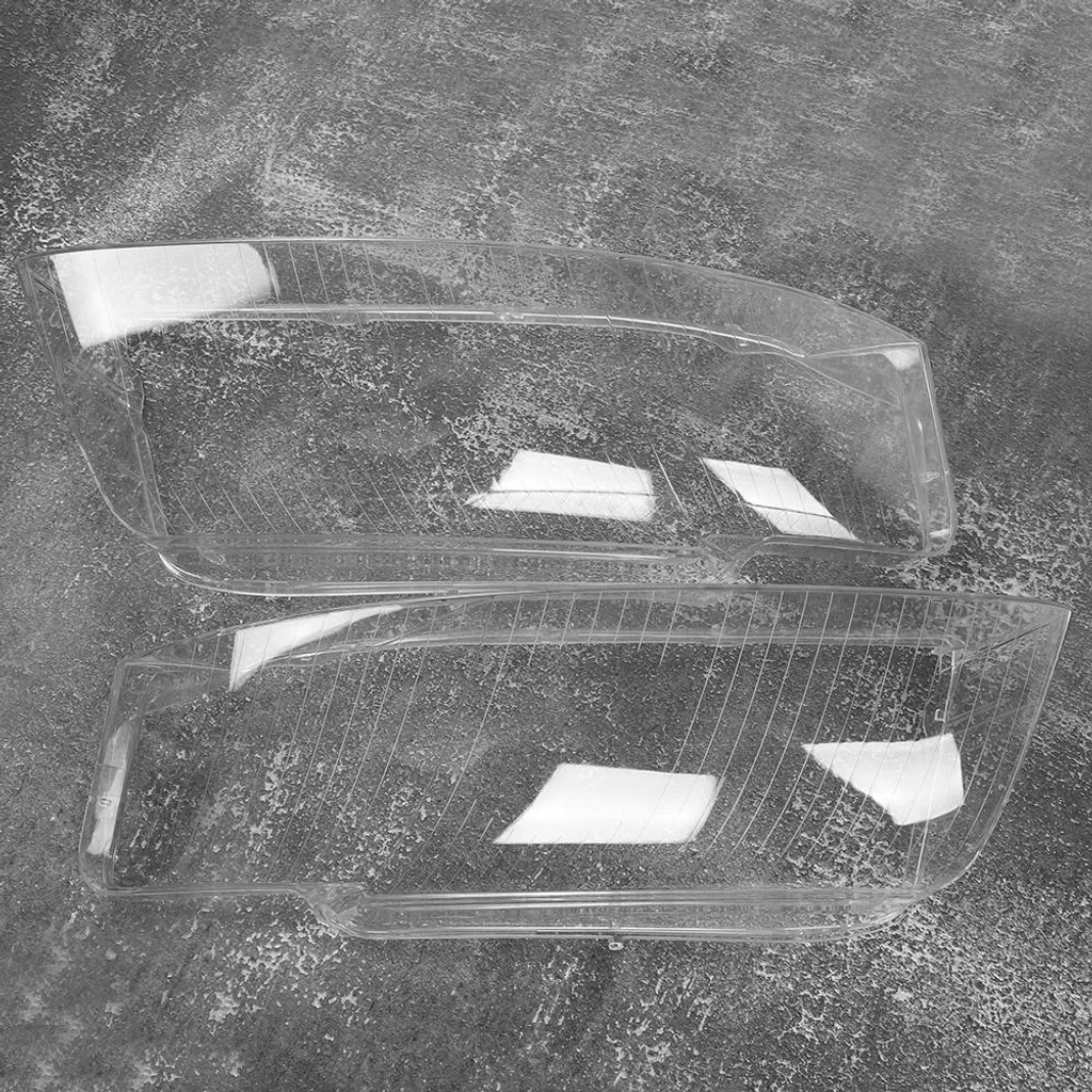 Abat-jour de phare en verre synthétique pour Audi A4 B6 02-05 - Lot de 2