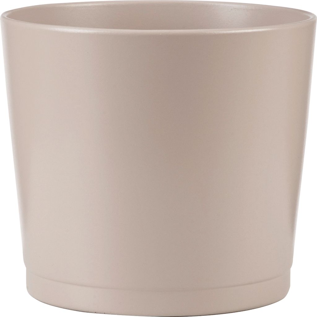 Scheurich Übertopf Serie 883 Ø 13 x 11,5 cm taupe Produktbild 