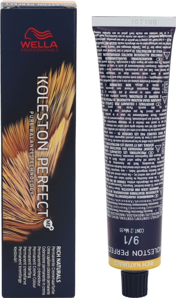 Wella Koleston Perfect Me+ Rich Naturals, Blond, 9/1, Produktbild 