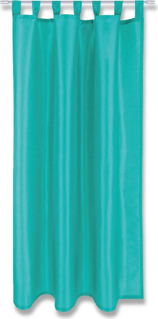 Gardine Alessia blickdicht mit Schlaufen, Maße: 140x145cm, Produktbild 
