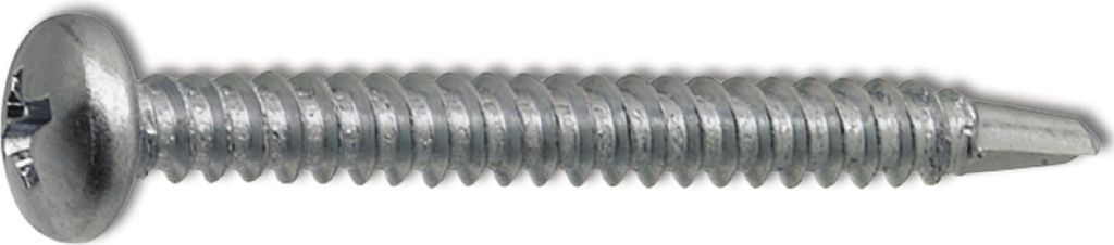 DIN7504N 3.5x 25 Phillips-KS verzinkt Linsen-Bohrschraube ISO15481