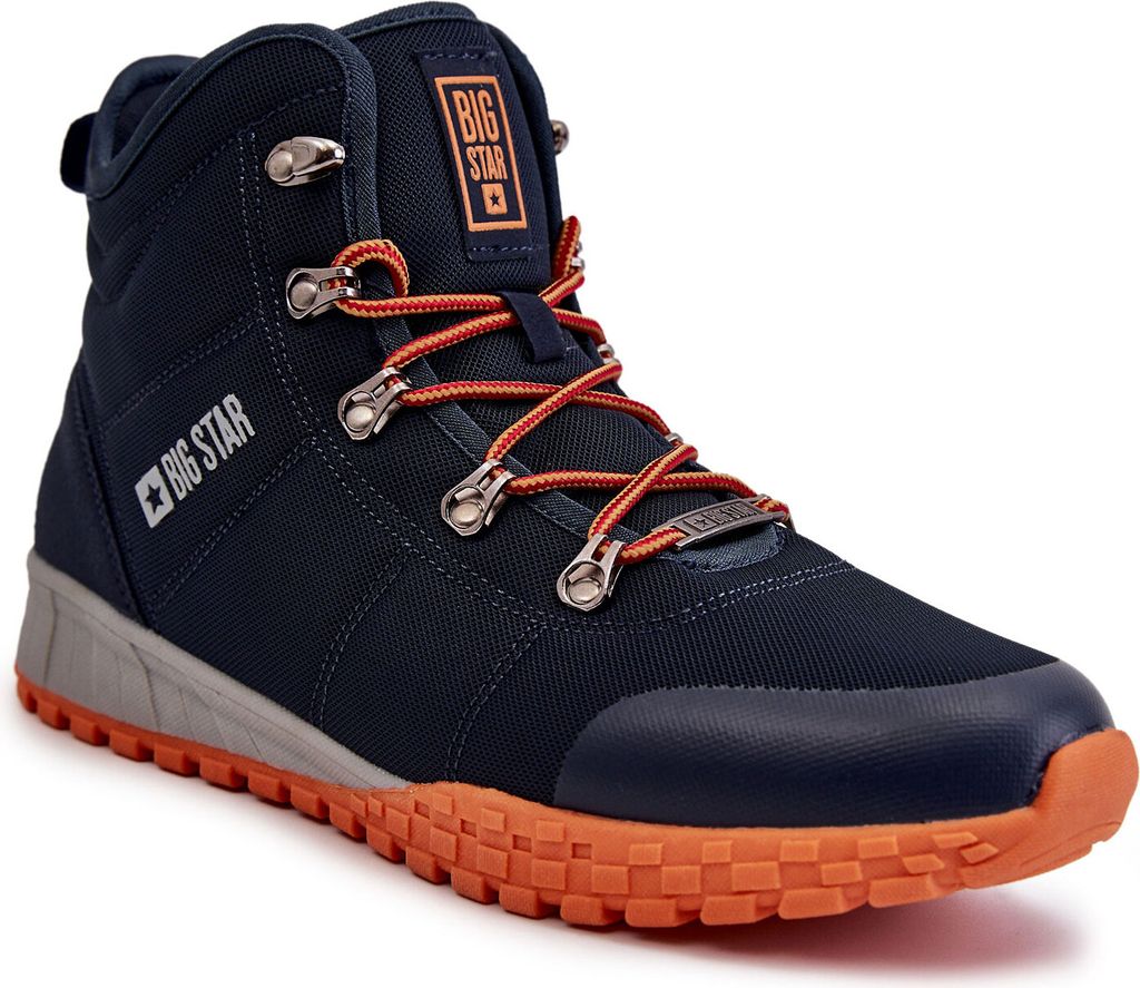 Trekkingschuhe für Herren Memory Foam Big Star KK174110 Marineblau 43