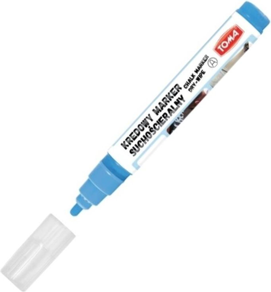 Toma 296 Blauer trocken abwischbarer Kreidemarker 29611
