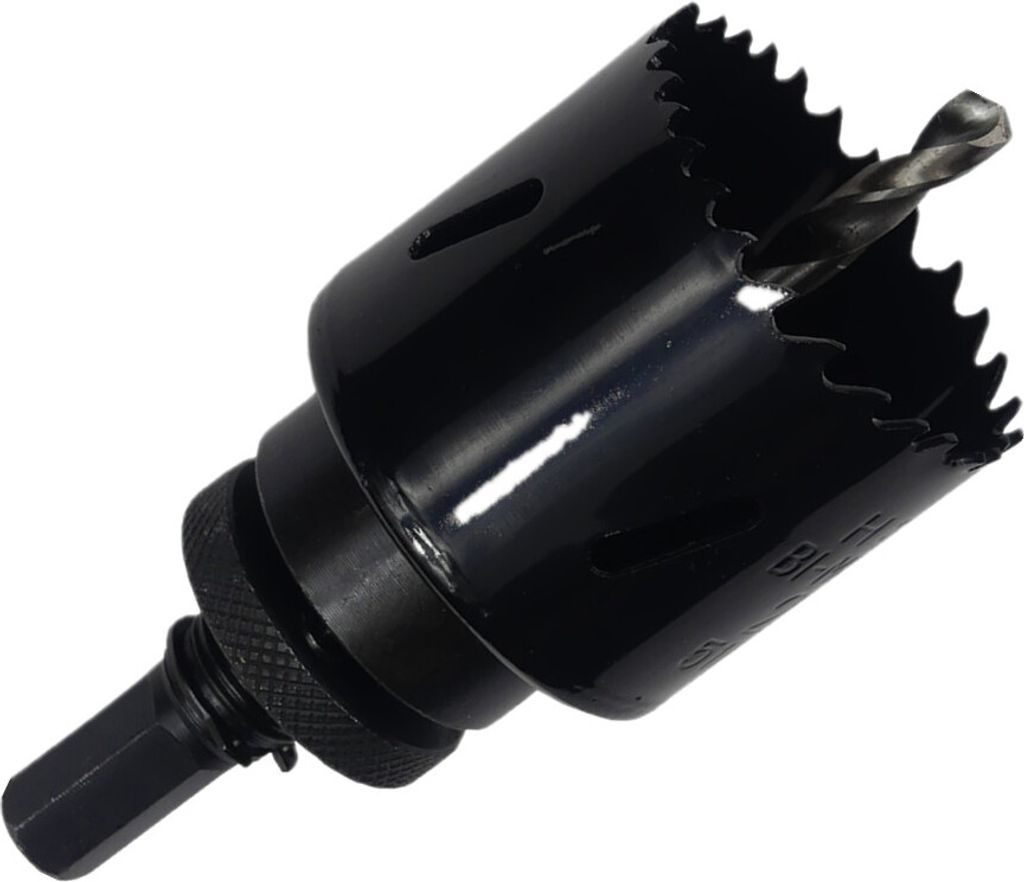 Lochsäge Ø51mm mit Adapter HSS-Bi-Metall Bohrtiefe ca. 40mm Lochkreissäge Bohrkrone Lochschneider BOHRFUX