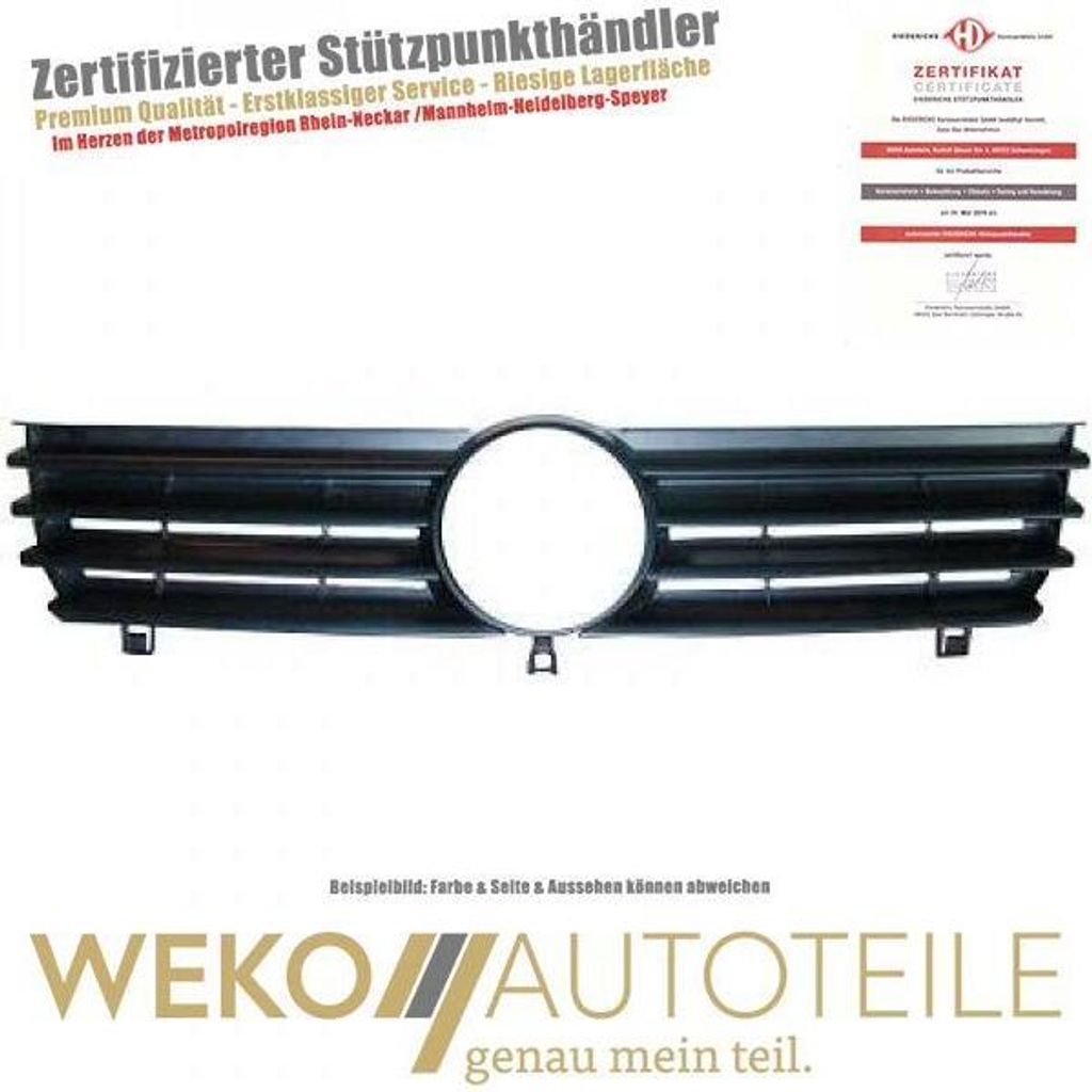 Kühlergitter DIEDERICHS 2204040 für VW