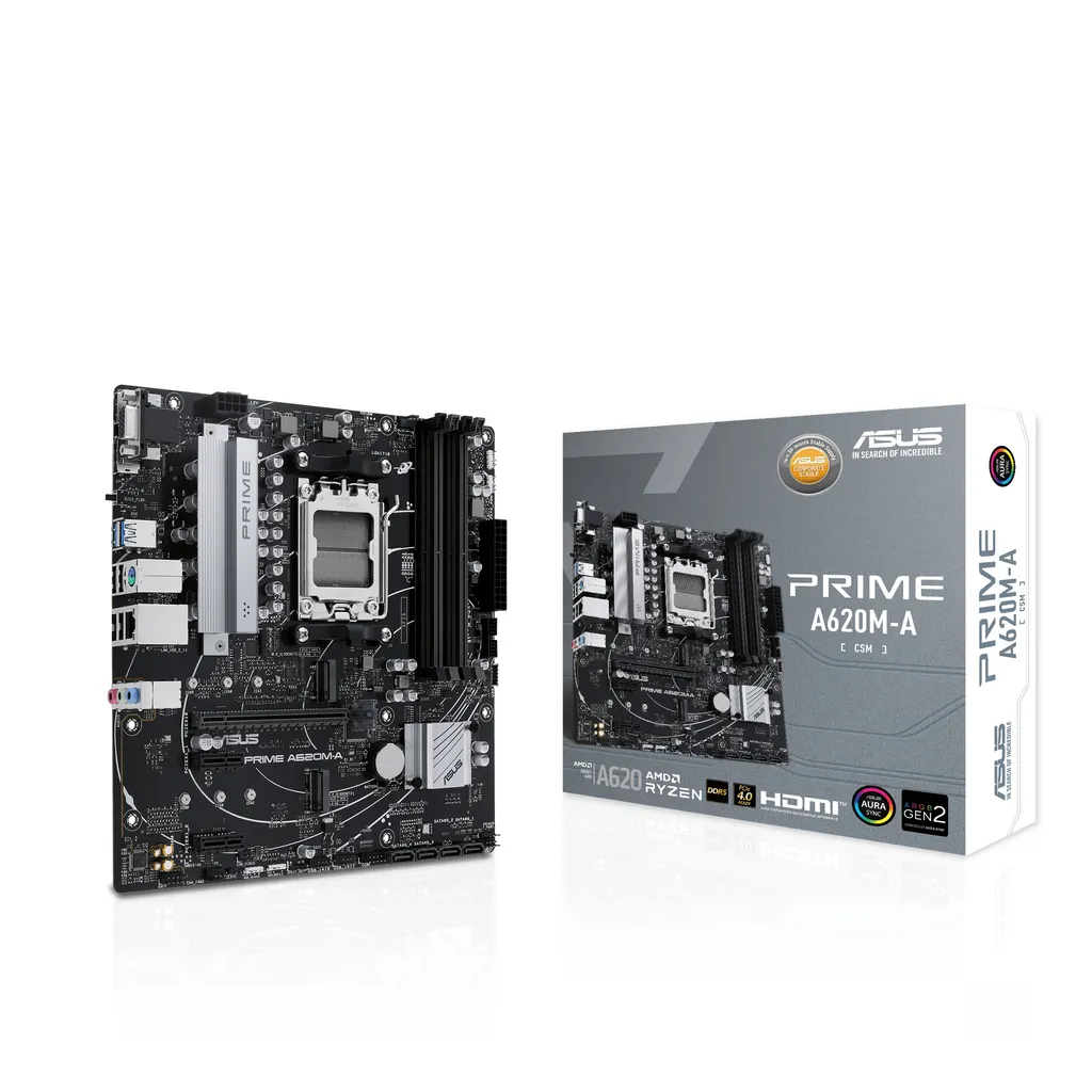 ASUS PRIME A620M-A-CSM: La Scheda Madre AM5 DDR5 Definitiva per il Business