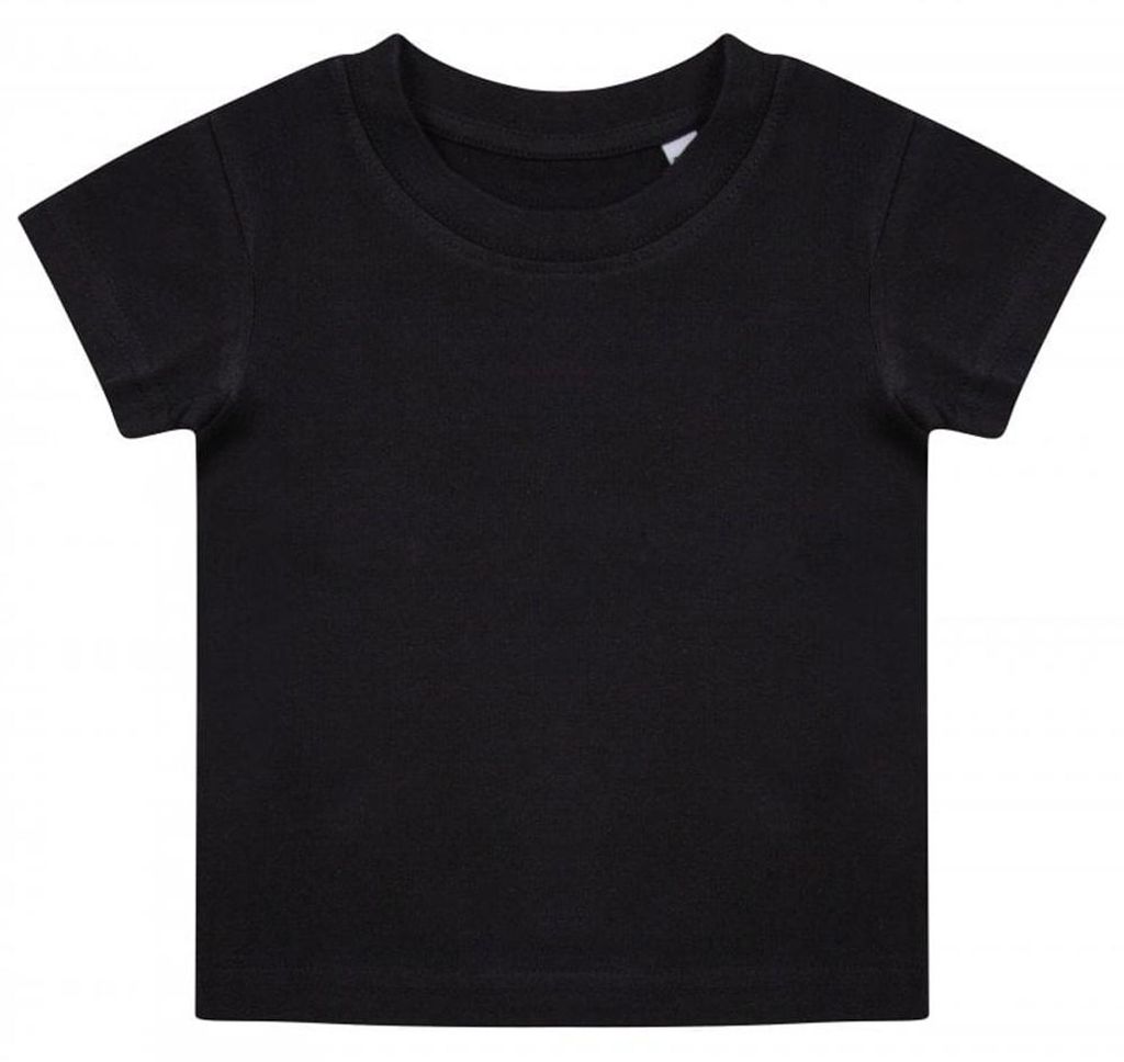 Larkwood - T-Shirt für Baby, Baumwolle aus biologischem Anbau LT5119 (68) (Schwarz)