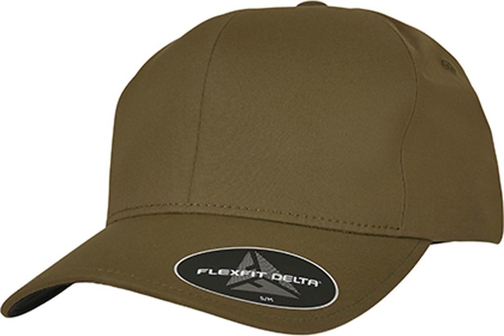 FLEXFIT 180 | Flexfit Delta Baseball Cap / Kappe / Mütze - Farbe: Olive - Größe: S/M