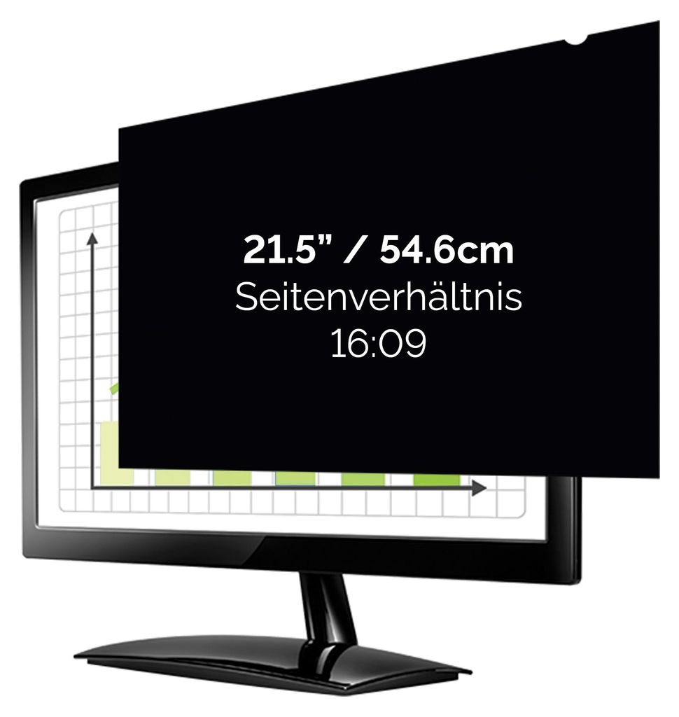 Fellowes PrivaScreen Widescreen Blickschutzfilter 54,61cm Produktbild 