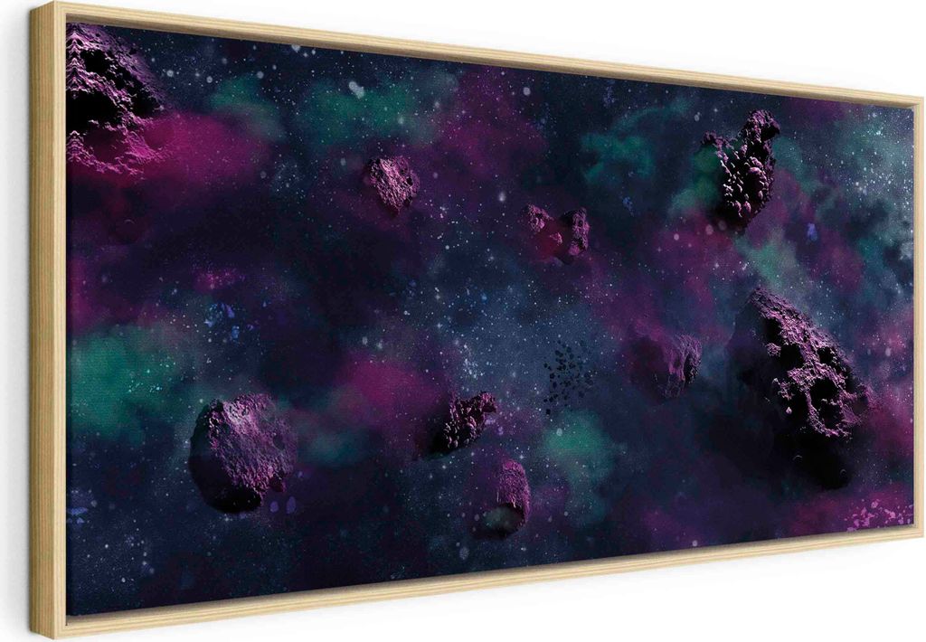 Italienischer Leinwand Leinwandbild - Endless Space (1 Part) Wide 100x50 cm Abstrakt n-C-0341-b-a