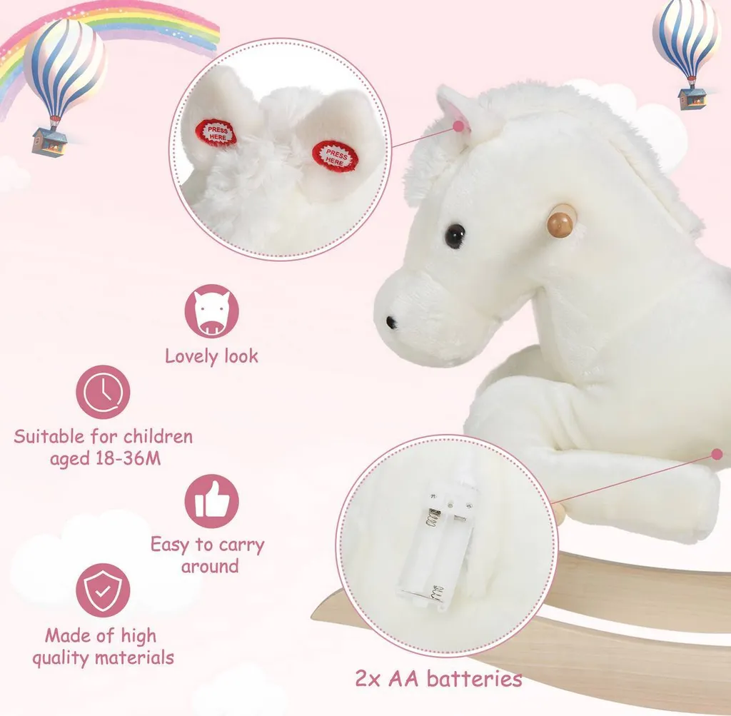Cheval à bascule sécurisé pour apprendre l'équilibre sans risque - 7