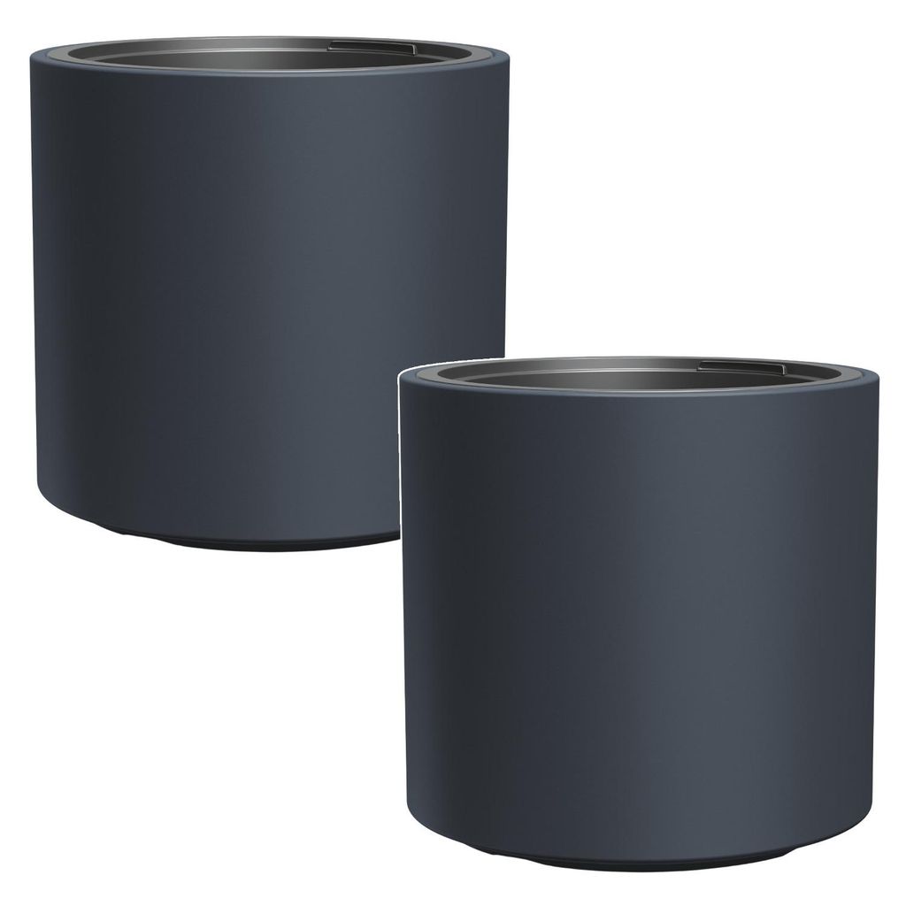 2x Prosperplast pot de fleurs avec insert hauteur 29cm Image du produit 