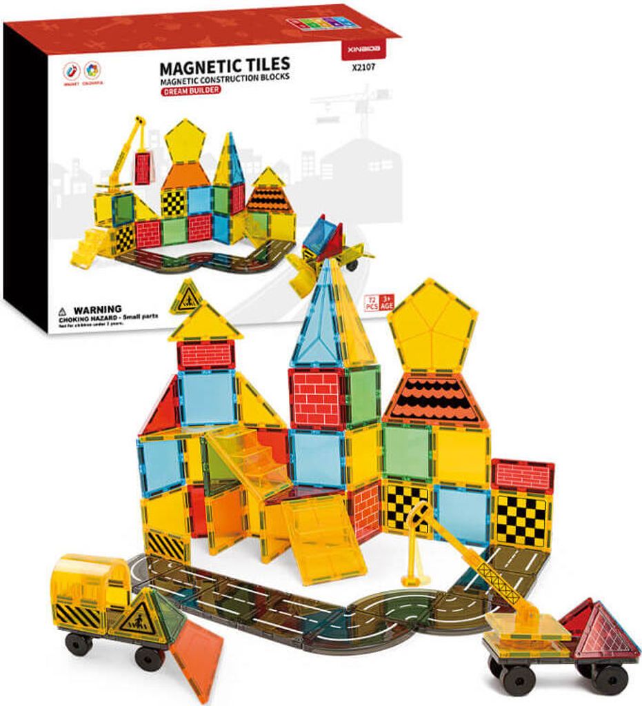 Magnetická stavebnica Dream Builder 72ks sada - Magnetic Obrázok produktu 