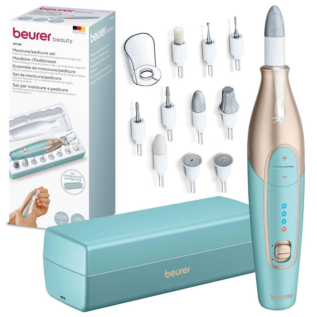 Beurer MP 84 Maniküre-/Pediküregerät 3 Stufen 10 Aufsätze Produktbild 