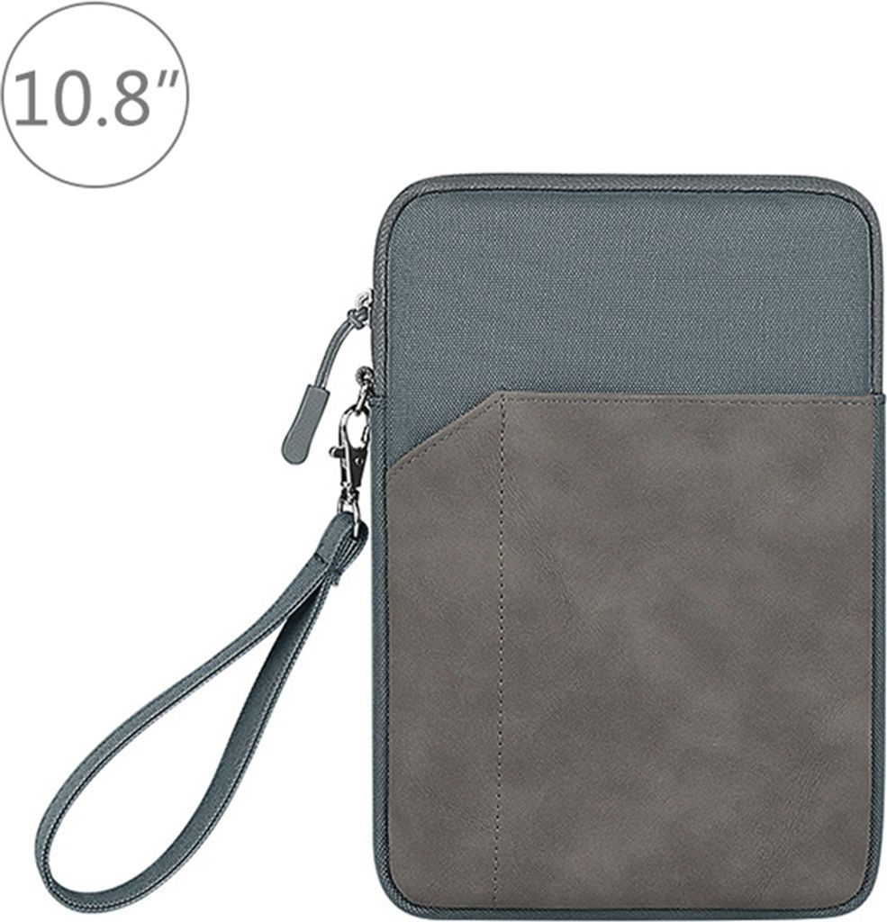 7,9-10,8 Zoll Tablet-Tasche, gepolsterte, stossfeste Tablet-Huelle mit Vordertasche, wasserdichte, tragbare Tablet-Aufbewahrungstasche mit Tragegriff