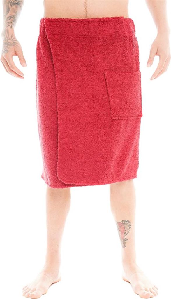 Keanu - Handtuch, Wickel TC765 (S-M) (Rot)