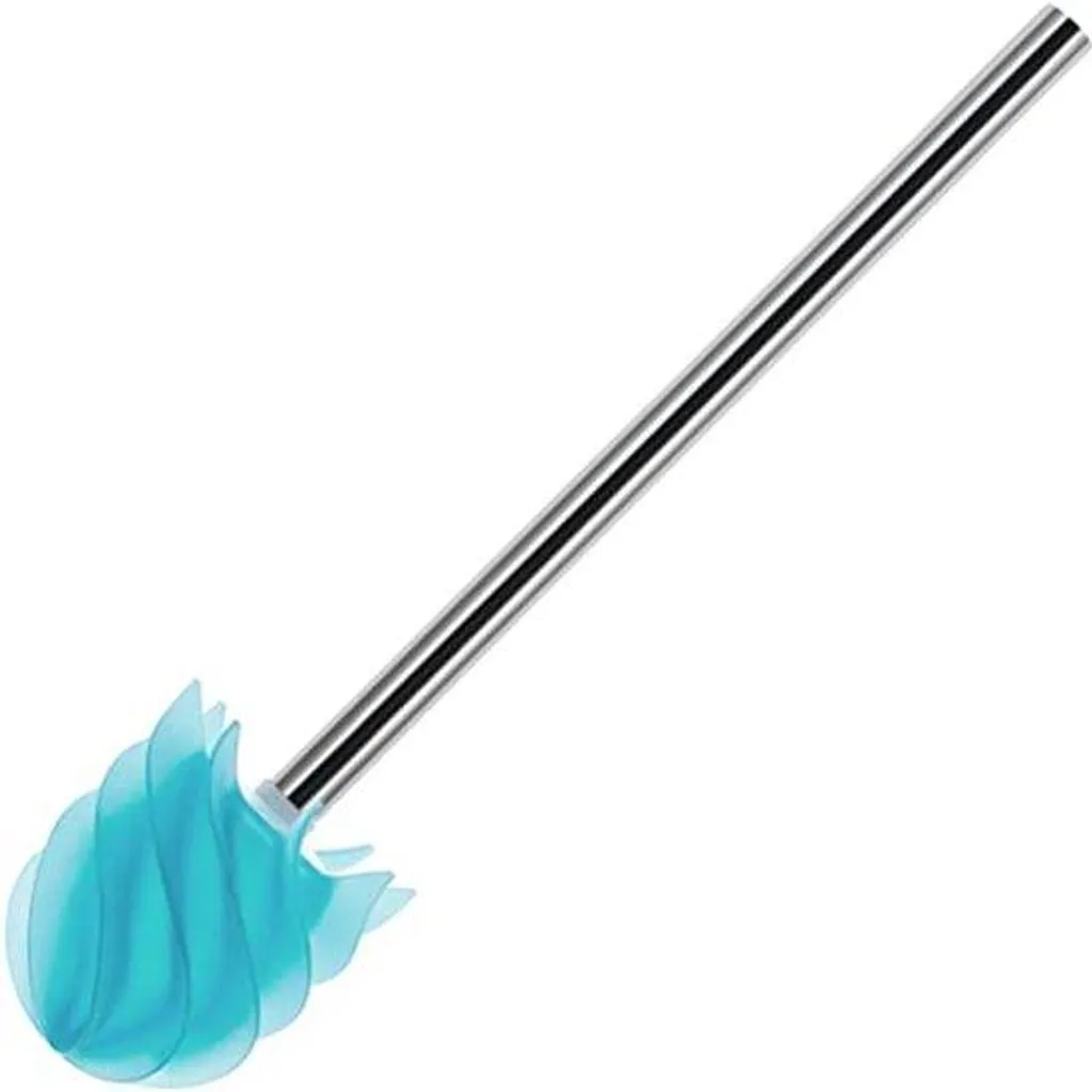 Brosse WC silicone verte effet lotus : fini les gouttes et les bactéries