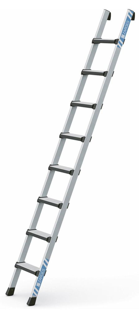 Zarges Anlegeleiter Comfortstep L 8 gepolsterte Stufen