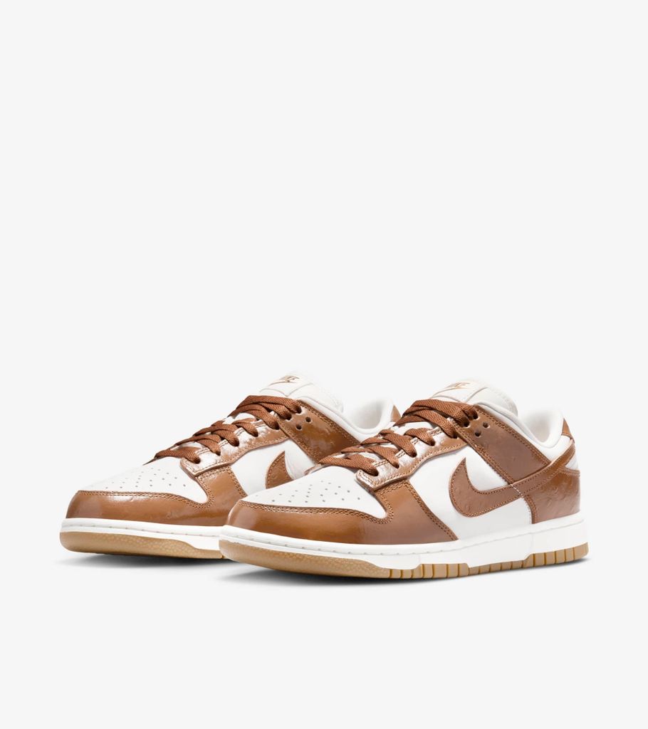 Nike Dunk Low LX "Ale Brown Ostrich", Braun, Größe: 36