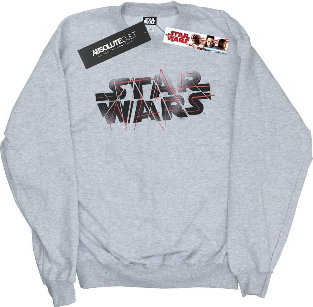 Star Wars - "The Last Jedi" Sweatshirt für Mädchen BI37230 (128) (Grau)