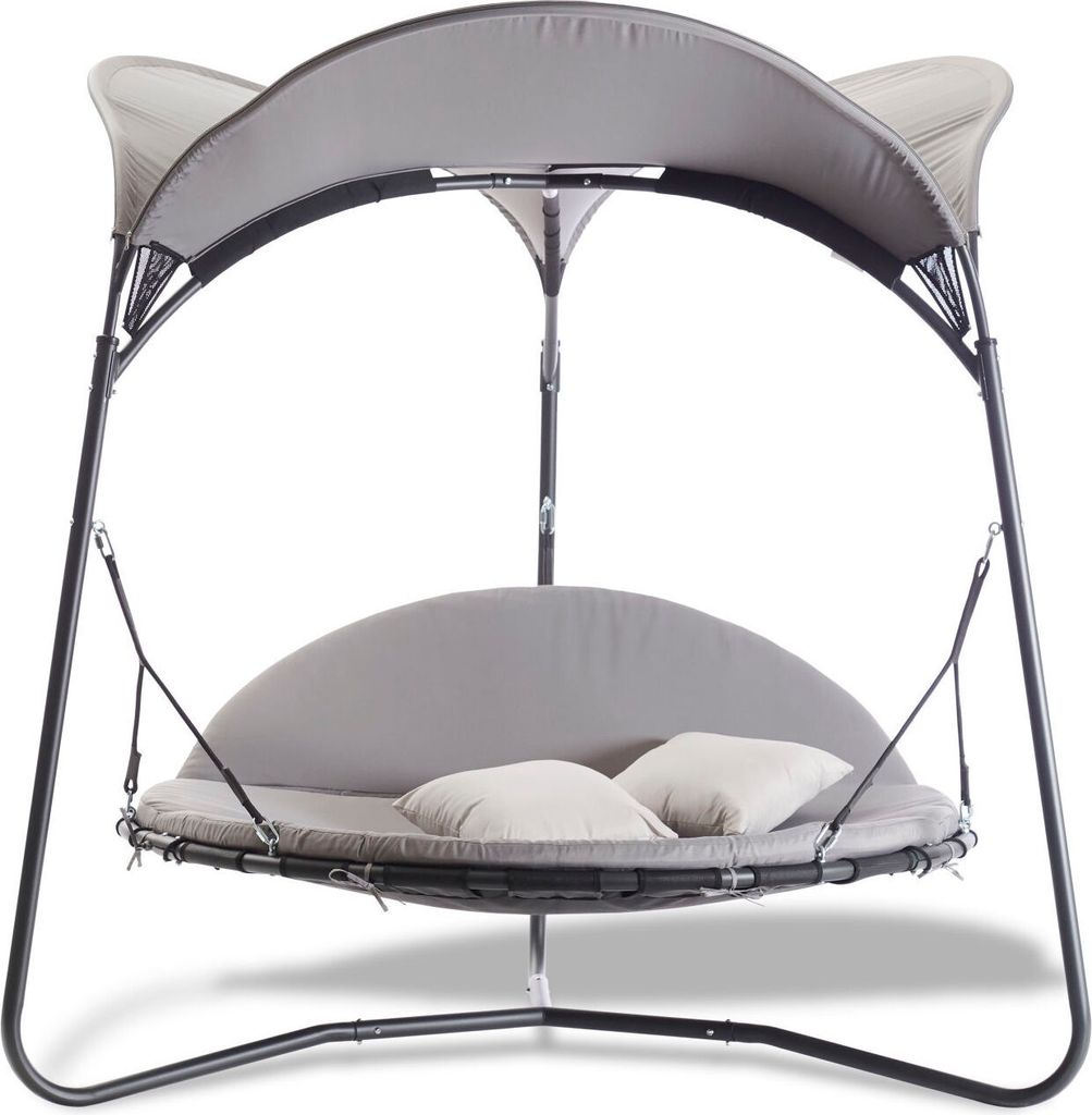Leco Luxus-Schaukelbett "Mareike"  mit Sonnendach, Produktbild 