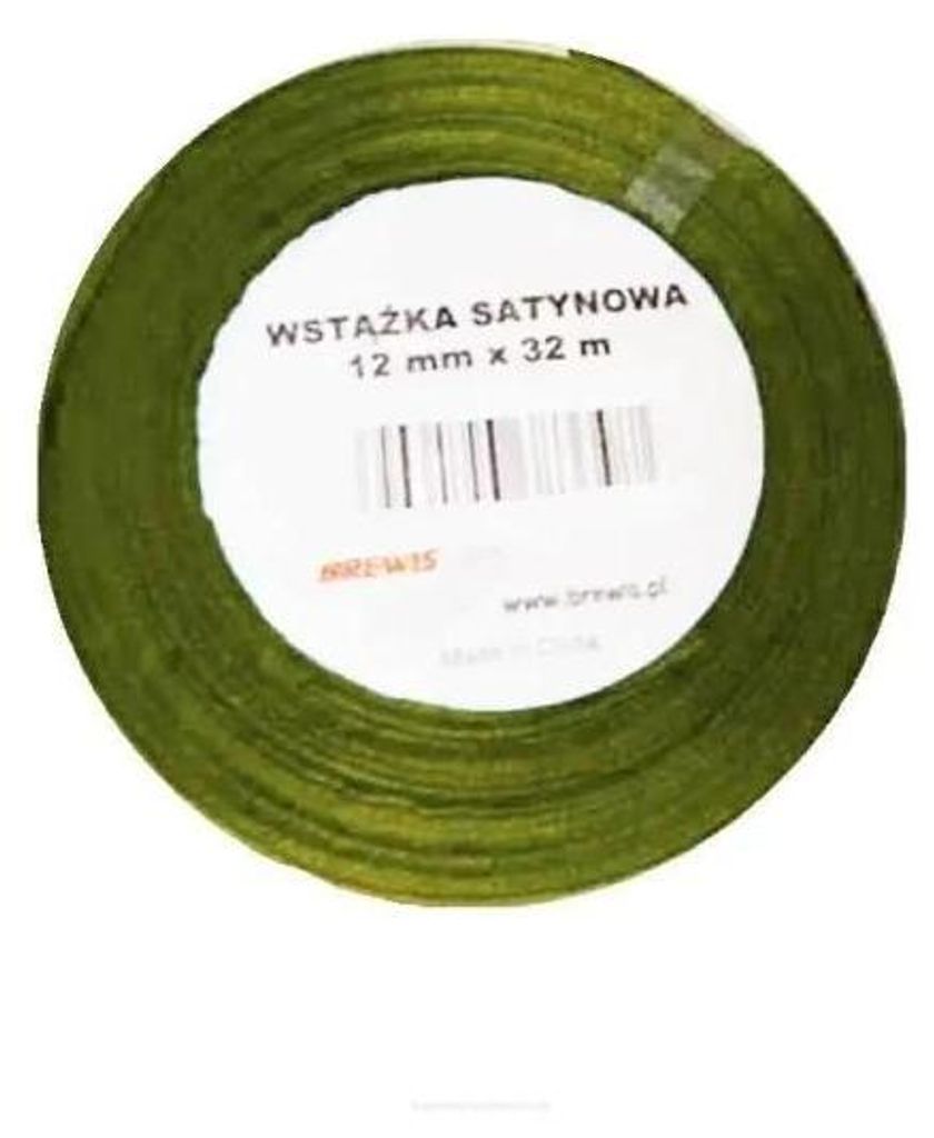 Satinband in Flaschengrün, 12 mm x 32 m – Brewis