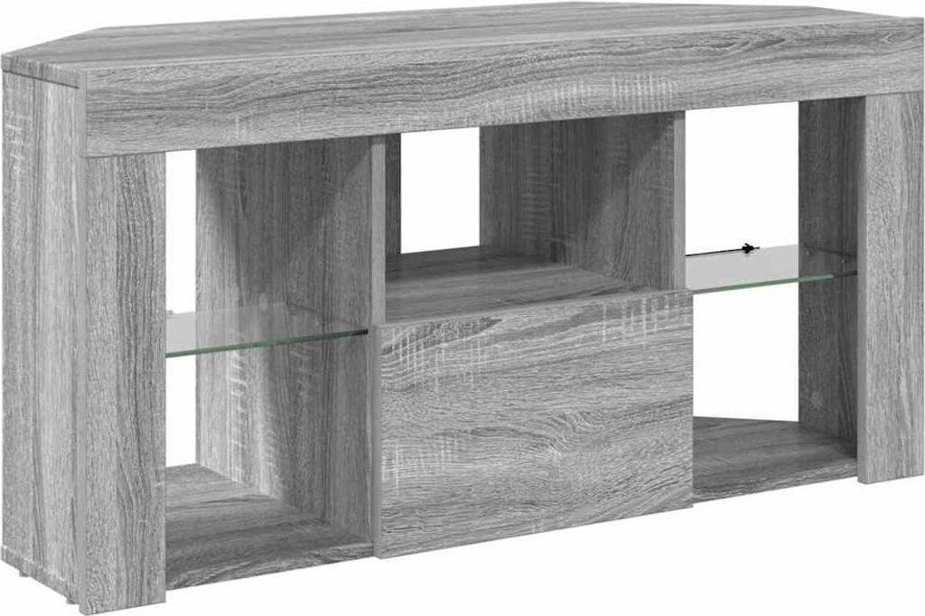 "WINTER SALE"TV-Ständer/Eck-LED-TV-Schrank - TV-Regal - Fernsehkommode - Graues Sonoma 100 x 40 x 50 cm Holzwerkstoff - TV-Lowboard NEU4098187