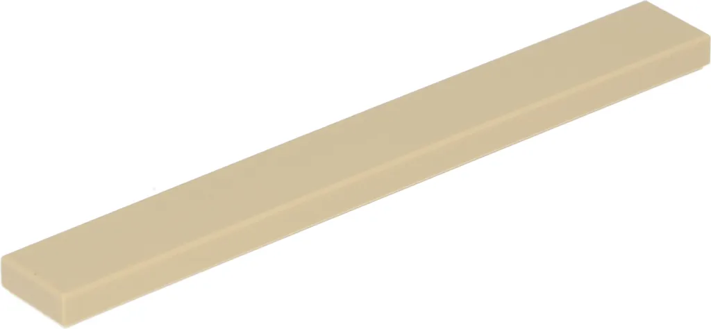 Tuiles Lego 4162 Beige 1x8 - 100 Unités de Finition Lisse Haute Qualité
