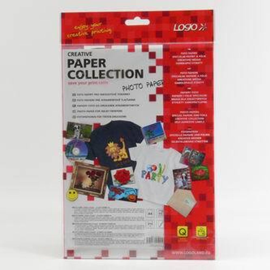 Logo-Fotopapier, glänzend, weiß, A4, 200 g/m2, 10 Stück, Laser