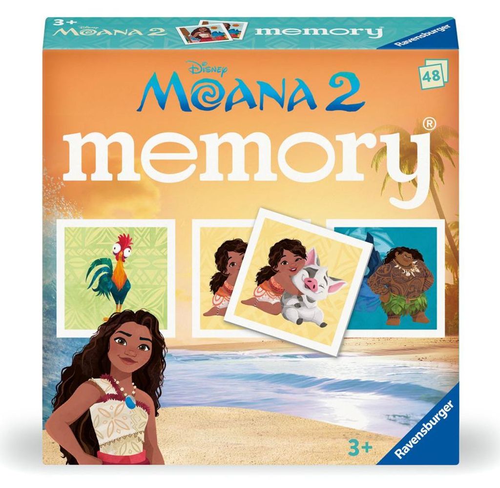 Mini Memory® Vaiana | 48 kart obrazkowych | Ravensburger | Zdjęcie produktu 