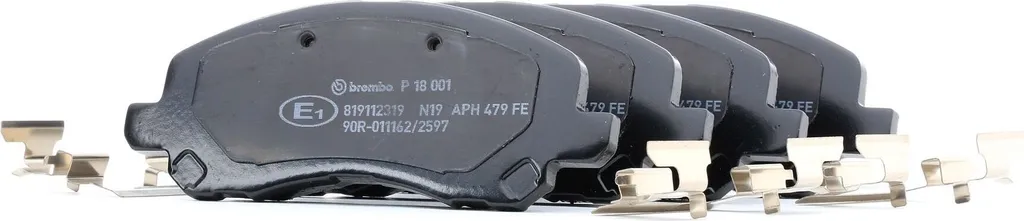 Plaquettes de frein haute performance Brembo P18001 - Fiabilité et Sécurité