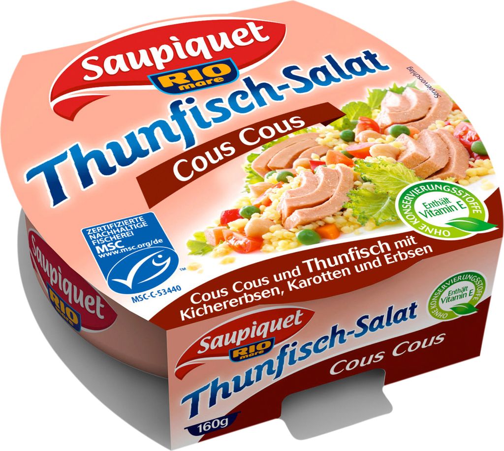 MSC Rio Mare Saupiquet Thunfisch Salat Cous Cous in der Dose 160g
